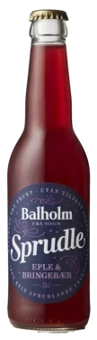 Sprudle Eple & Bringebær 0,33l Fl Balholm