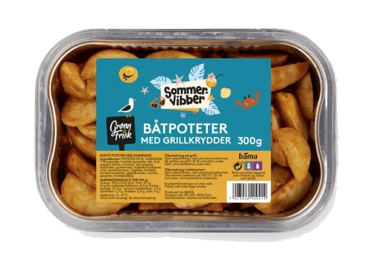 Båtpoteter Krydret 300g Sommervibber