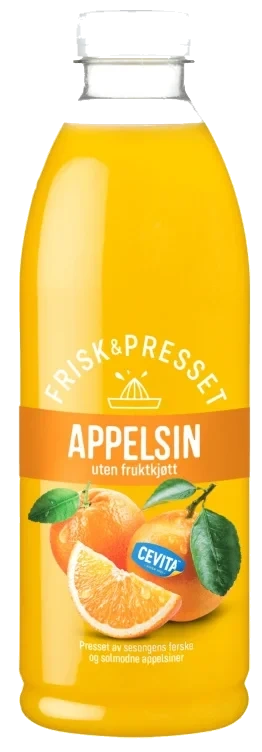 Appelsinjuice u/Fruktkjøtt 1l Cevita