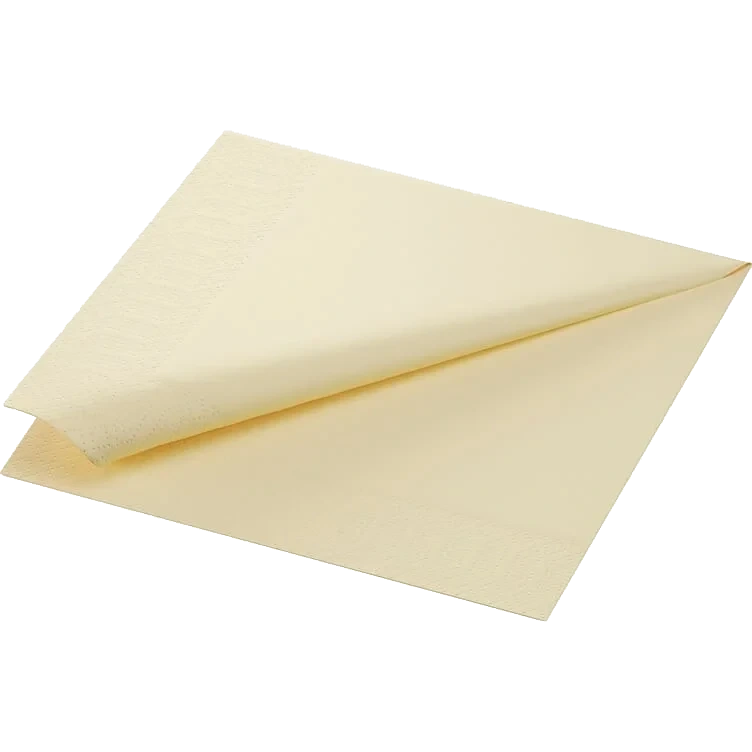 Servietter 40cm 3l Vanilje 125stk