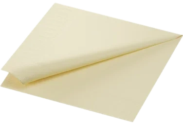Servietter 40cm 3l Vanilje 125stk