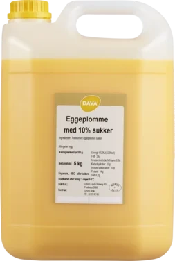Eggeplomme med 10% Sukker 5kg