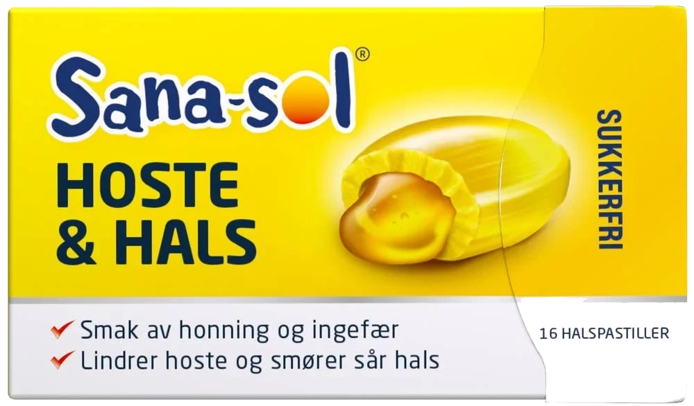 Hoste og hals honning & ingefær
