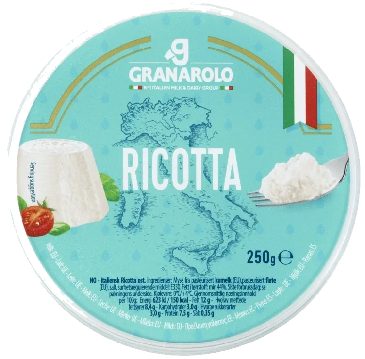 Ricotta 250g Granarolo Eske 6stk