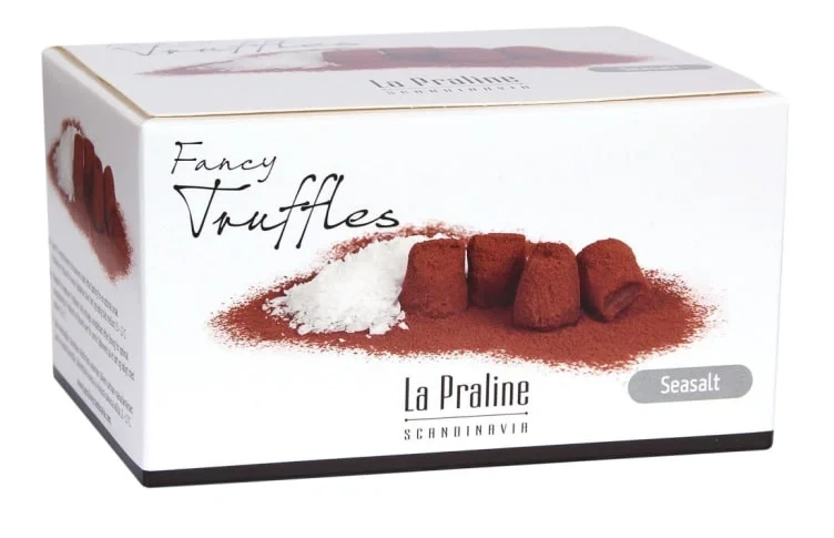 La Praline Trøfler med Havssalt 200g