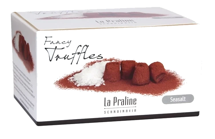 La Praline Trøfler med Havssalt 200g