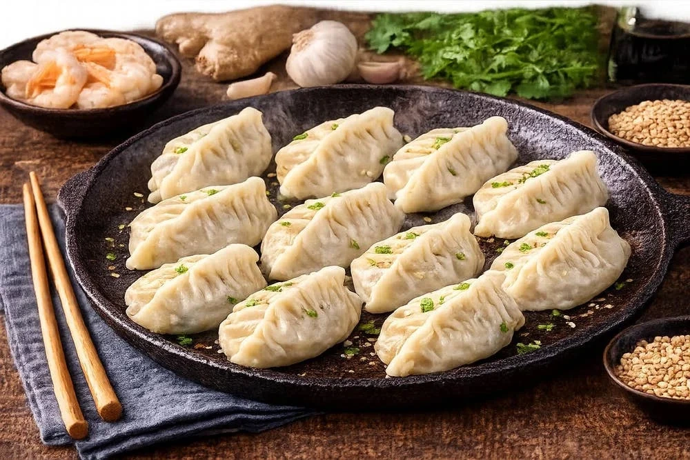 Dumplings Gyoza Reker / Scampi