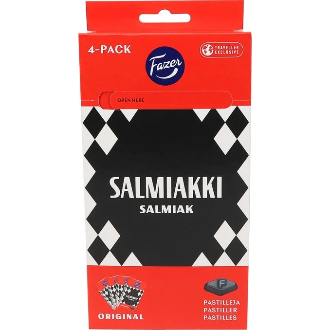 Salmiakki Pastiller 4-pack