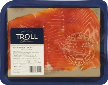 Røkt Ørret i Skiver 100g Troll