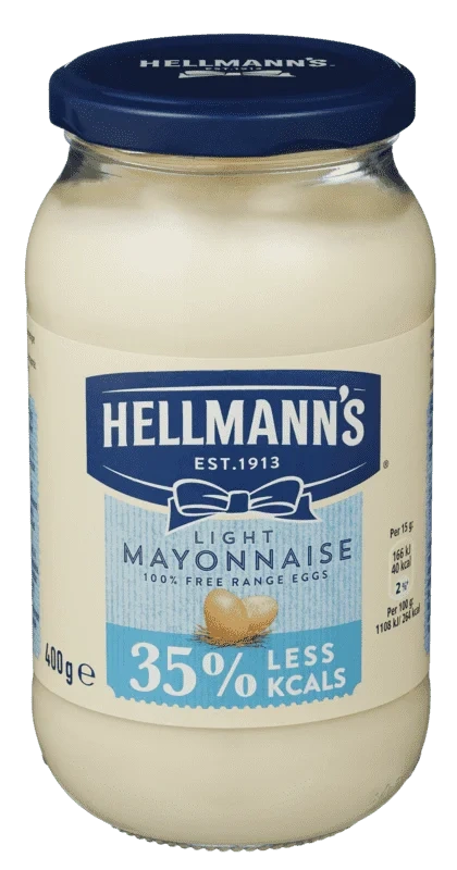 Hellmann's Light Mayonnaise Glass 400g