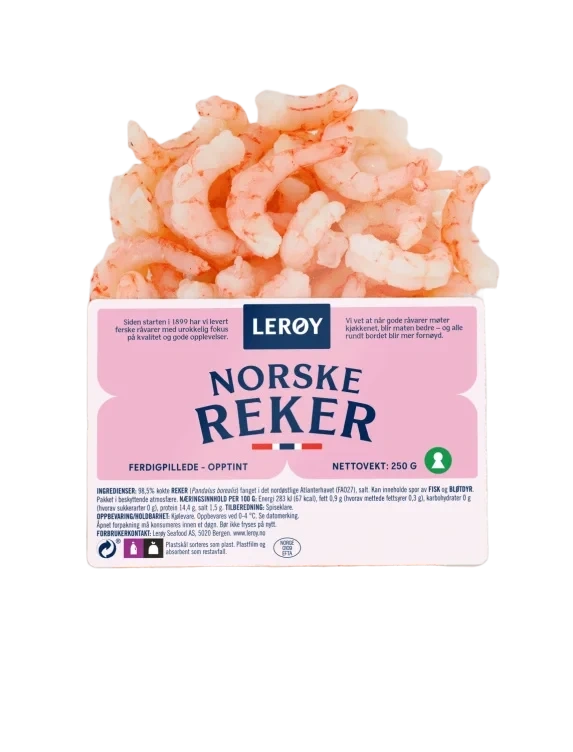 Reker Norske Ferdigpillede 250g Lerøy