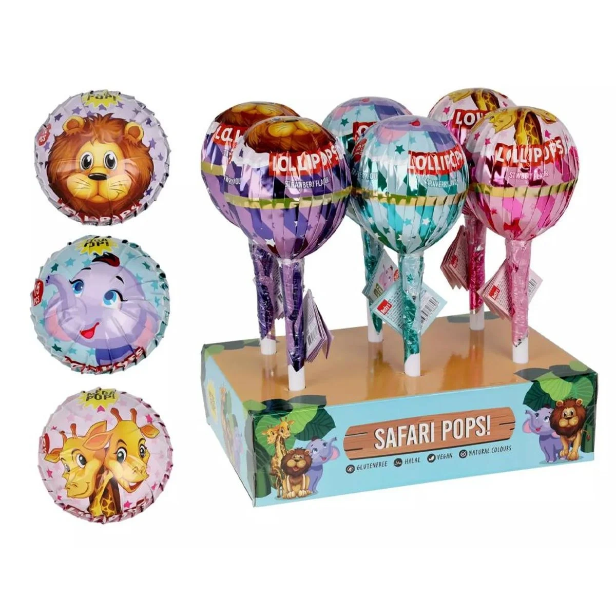 XL Lollipop Safari - 15pk