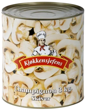 Champignon Skiver 2,84kg Kjøkkensjefens