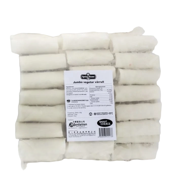 Df Vårrull Spring Roll 50g, m/Grønnsaker Sc, 50 stk