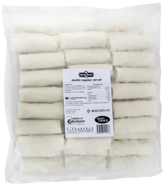 Vårrull Spring Roll m/grønnsaker 50g X 50, Smart Choice
