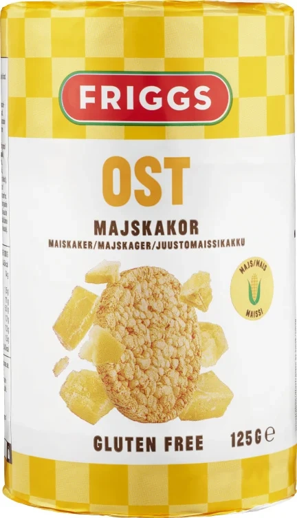 Maiskaker Ost 125g Friggs