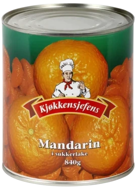Mandariner 820g Kjøkkensjefens