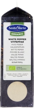 Hvit Pepper Malt Økologisk 555g Santa Maria