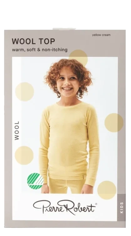 Wool Top Kids Yellow 110-116 Pierre-Robert