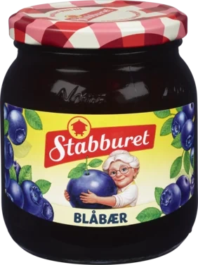 Blåbærsyltetøy Hj l 400g Nora