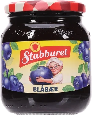 Blåbærsyltetøy Hj l 400g Nora