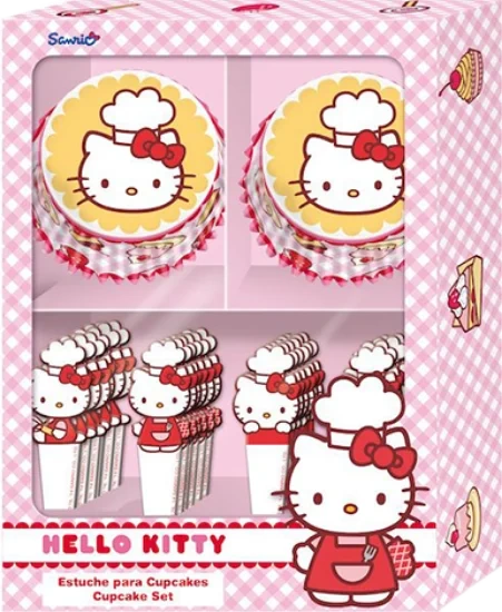Hello Kitty Cupcake Sett