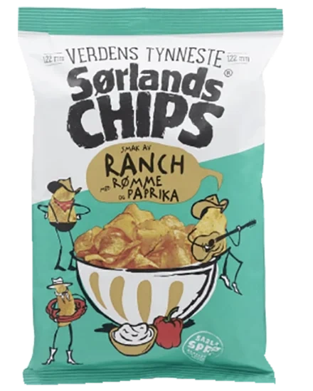Sørlandschips Ranch 240g