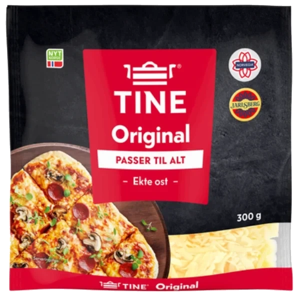 Tine Ekte Revet Ost Original 300 G