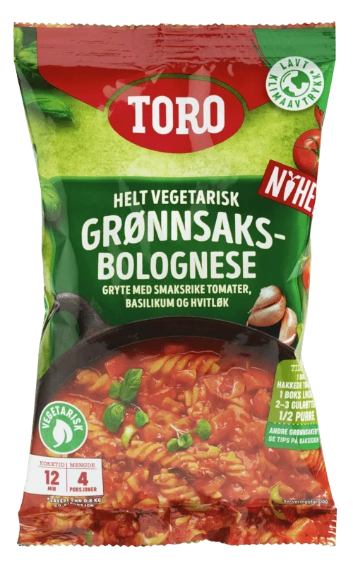 Toro Grønnsaksbolognese 211g