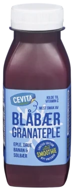 Blåbær og Granateple Smoothie 250ml Cevita