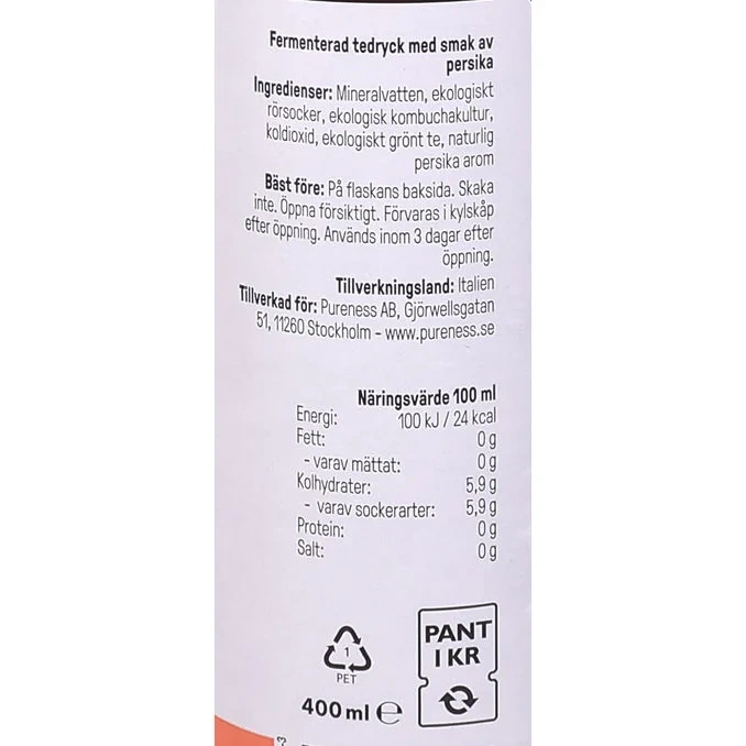 Kombucha Persika Eko
