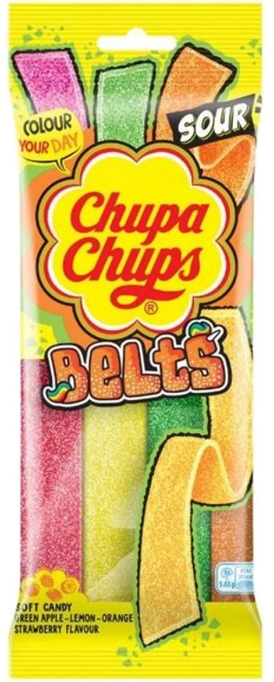 Chupa Chups Belts Rainbow 90g