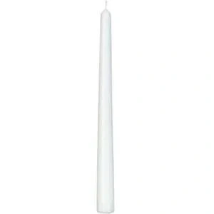 Antikklys 25cm Hvit 50stk