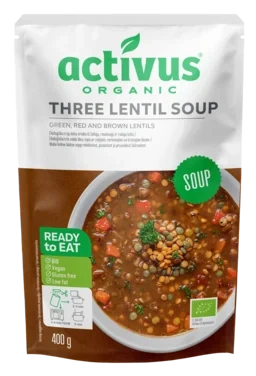 Three Lentil Soup 400g Økologisk/vegan/glutenfri