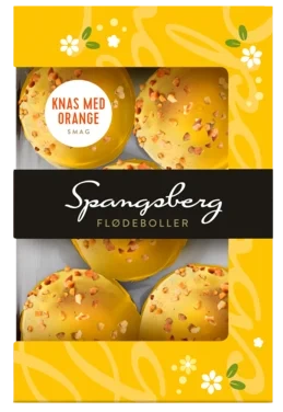 Flødebolle Organge Knas 124g