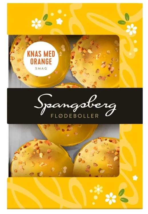 Flødebolle Organge Knas 124g