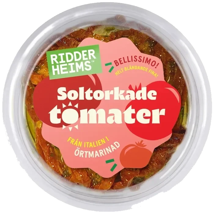 Soltorkade Tomater i Örtmarinad 160g Ridderheims