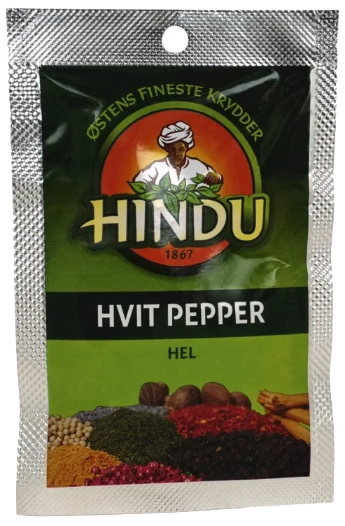 Pepper Hvit Hel Pose Hindu