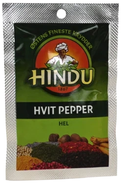 Pepper Hvit Hel Pose Hindu