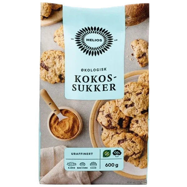 Helios Kokossukker 600 g