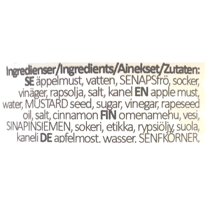 Äppelsenap