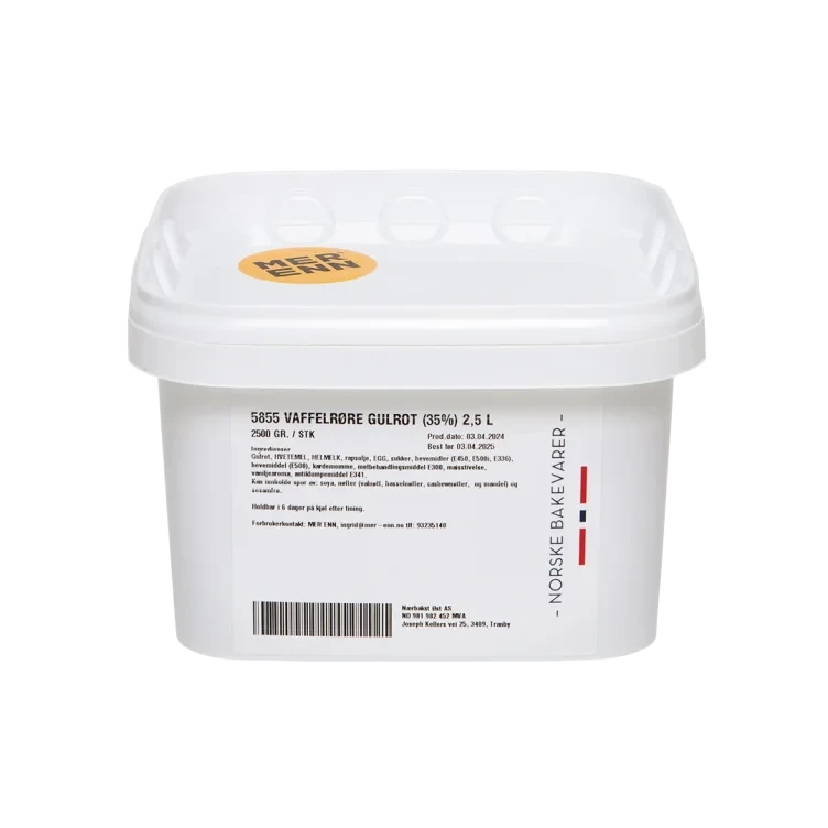 Vaffelrøre Gulrot 2,5kg Mer Enn