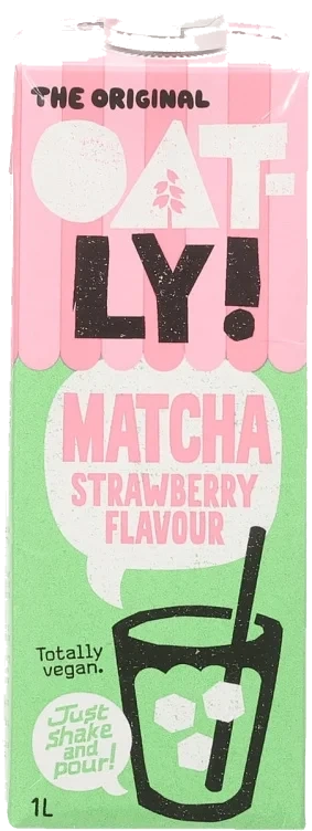 Matcha Havredrikk Strawberry 1l Oatly