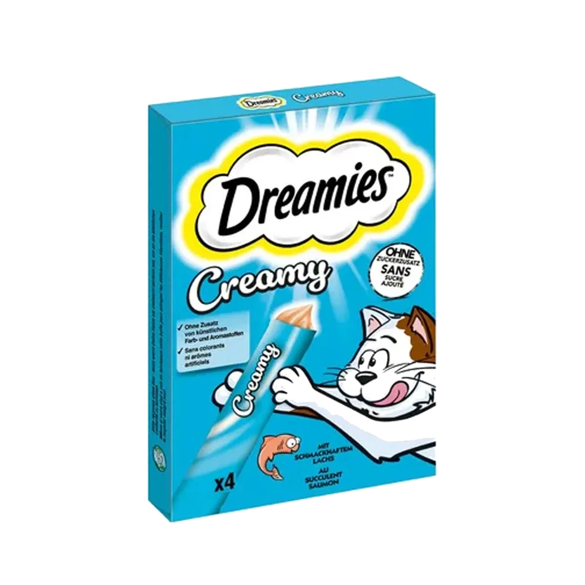 Dreamies Creamy x4 Laks