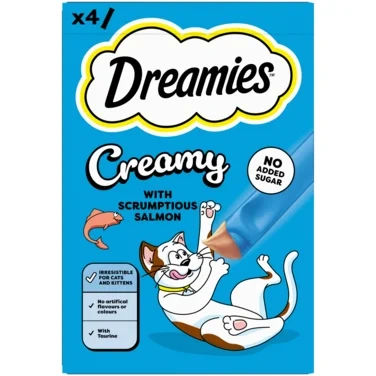 Dreamies Creamy x4 Laks