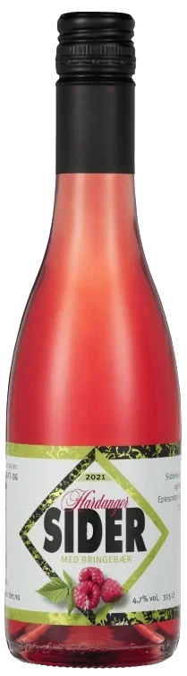 Sider m/Bringebær 37,5cl flaske Hardanger