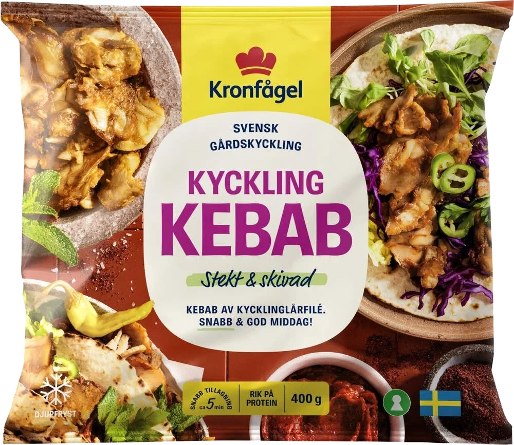Kycklingkebab Fryst