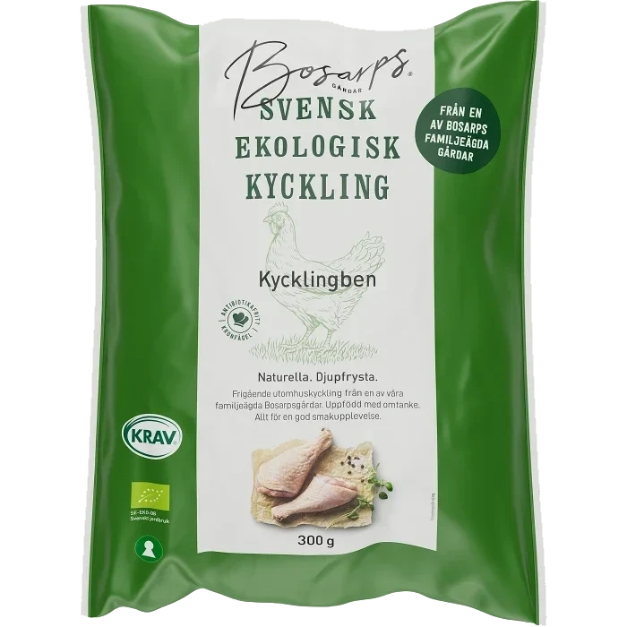 Kycklingben Fryst 300g KRAV Kronfågel Bosarp
