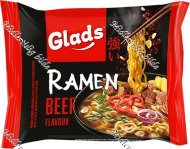 Glads Instant Ramen Nudler Biffsmak 105g