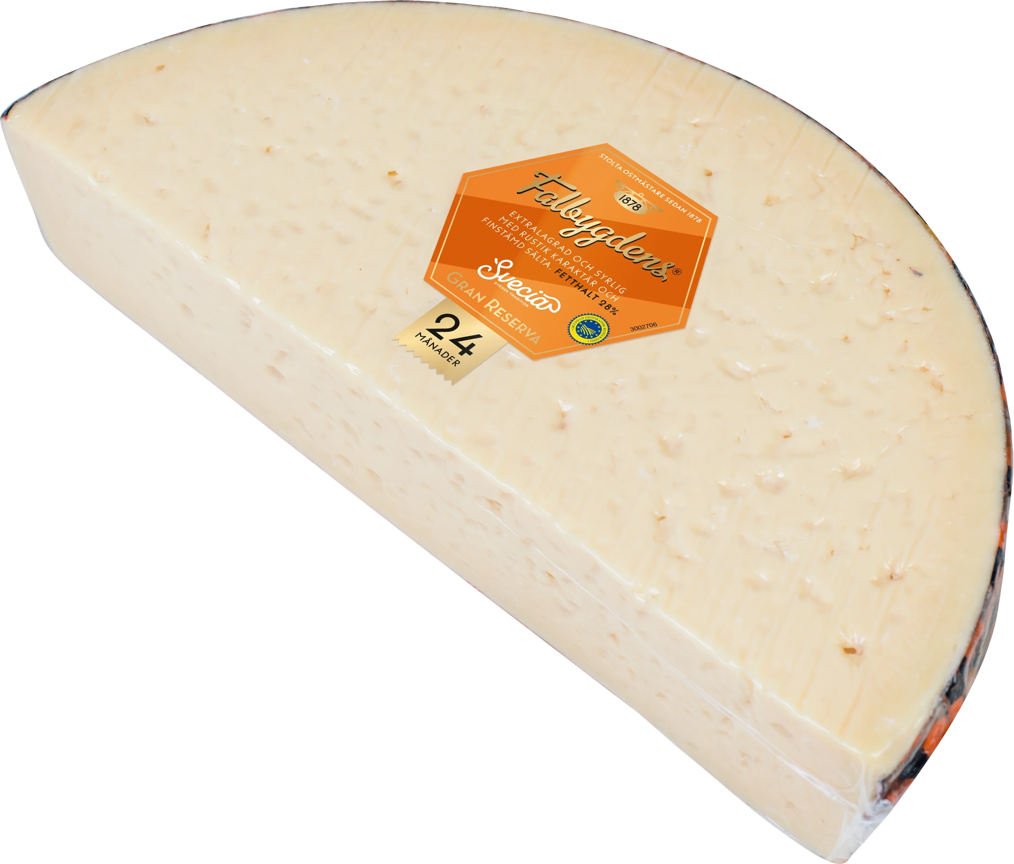 GranRes Svecia 24mån 28% hårdost ca 3.1kg